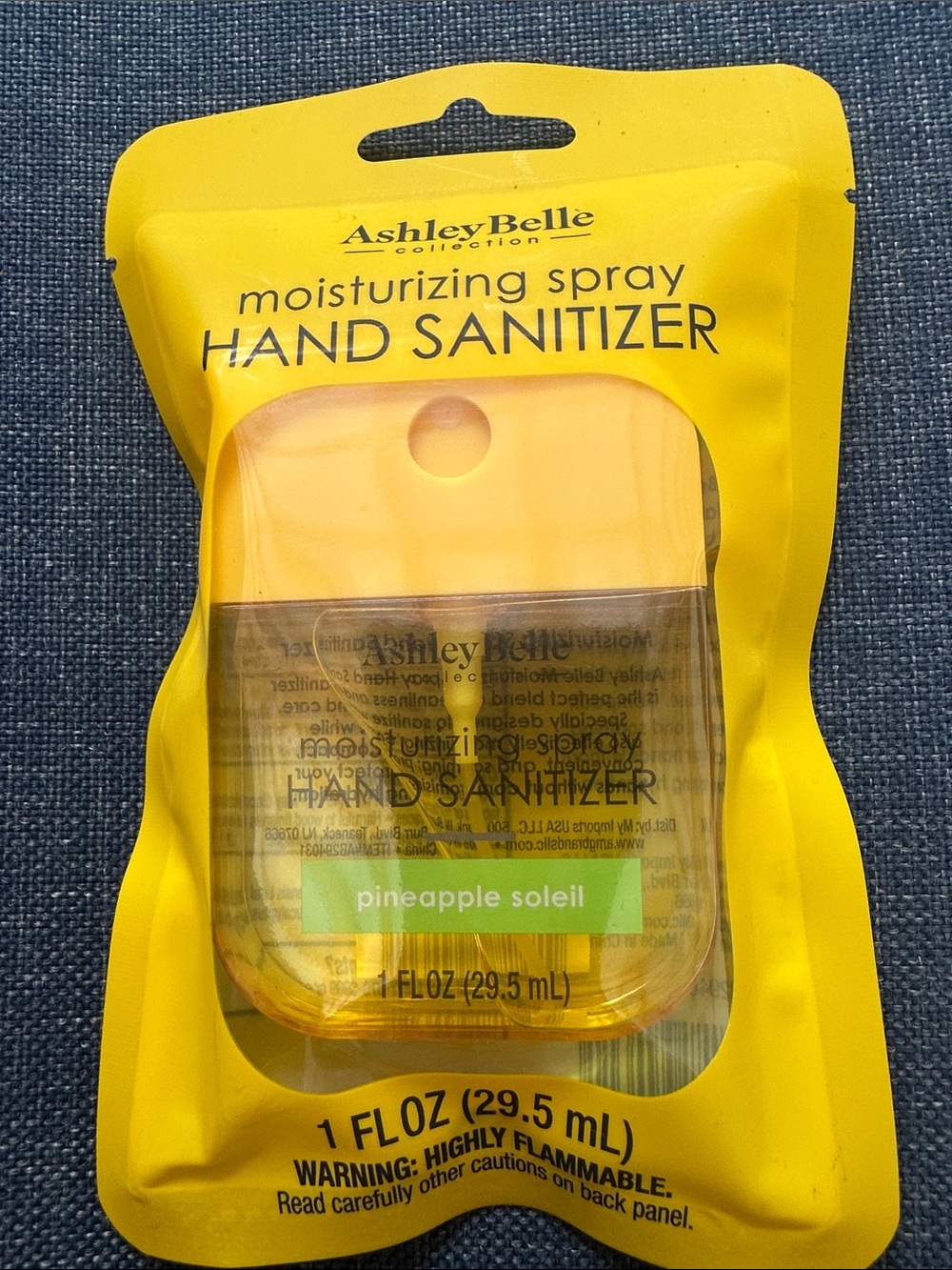 Ashley Belle Pineapple Soleil Moisturizing Hand Sanitizer